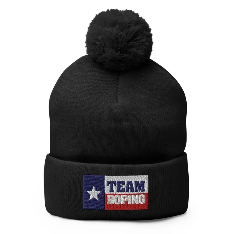 Team Roping Pom Pom Beanie